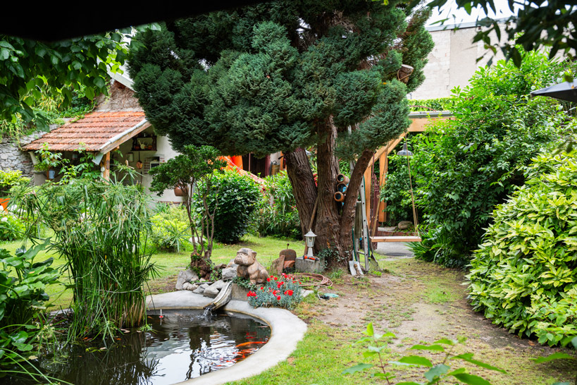 Jardin de la maison d'hôte