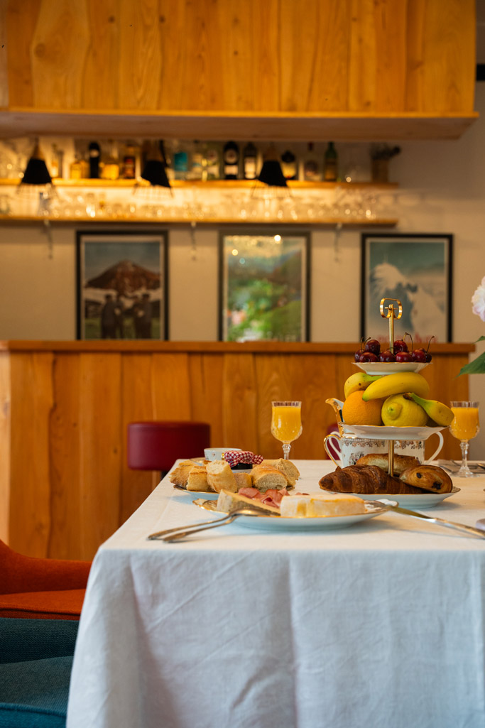 Salle à manger en chambre d'hôte